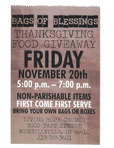 Thanksgiving Giveaway Living Hope